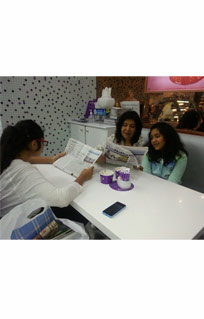 Café Hoping At Marina-Dubai On 27th October 2014.