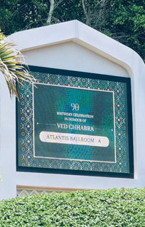 Family Re-Union at Ved Chhabra’s 90th Birthday celebrations in Princess Tower, Dubai, UAE on 8th June 2024. - 4